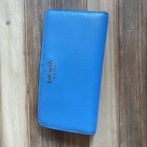 Kate Spade Vibrant Blue Leather Wallet